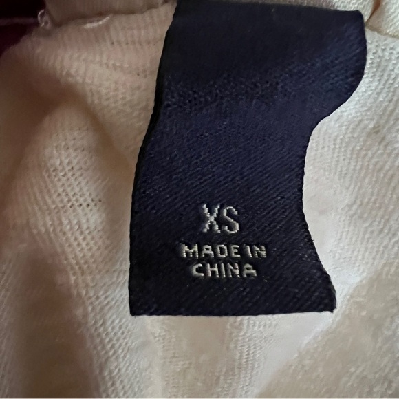 Universal Thread Cotton Peasant Style Relaxed Fit Blouse Cream Color Size XS - Picture 2 of 7